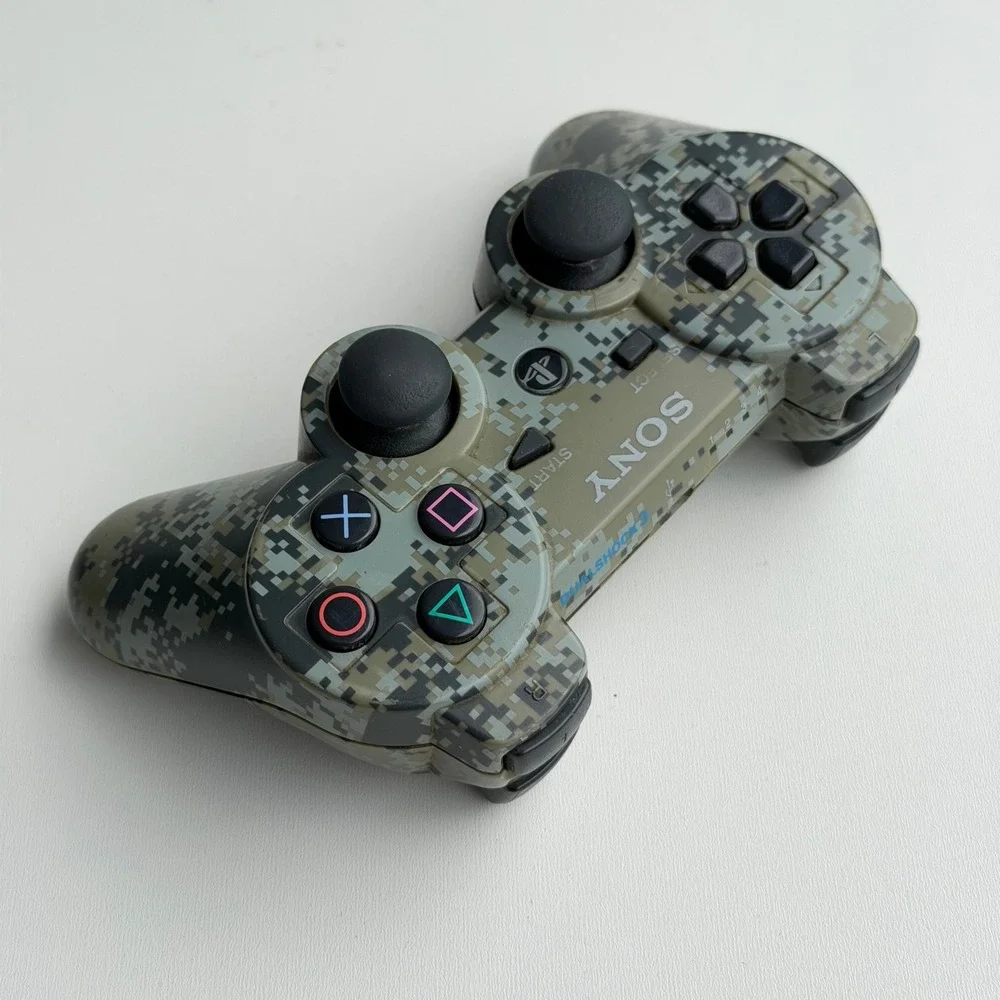 Sony DualShock 3 Controller PS3 Green Urban Camo Wireless Sixaxis